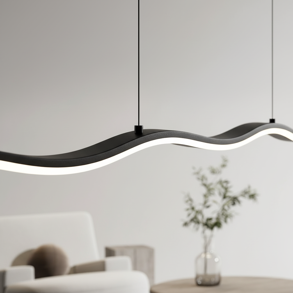 Moderne Wellenpendelleuchte - Waveray