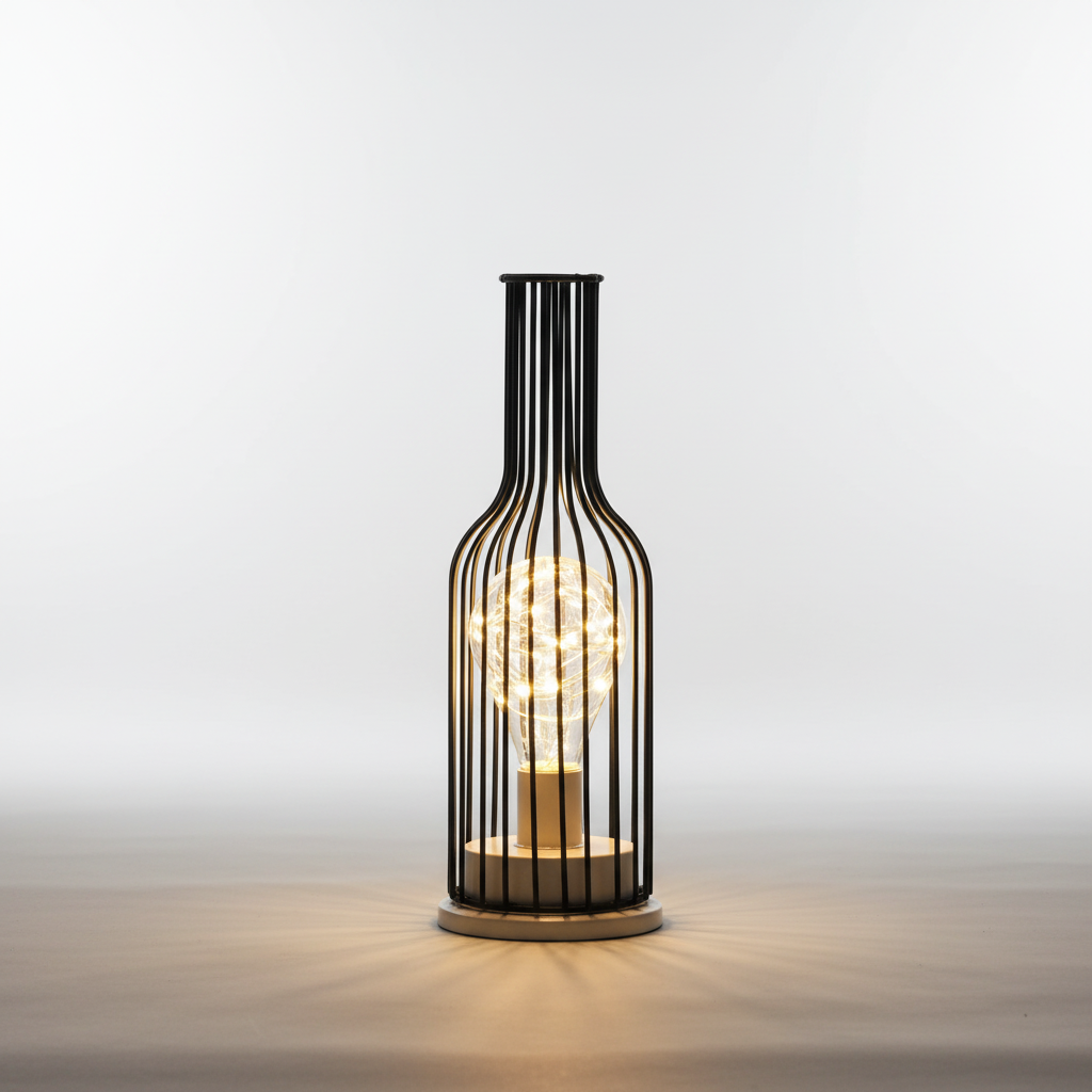 Moderne Metall Tischlampe - LuxeBeam