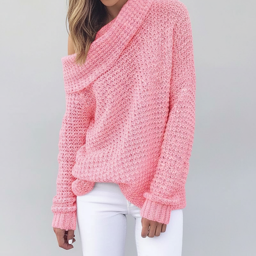 Off-Shoulder Strickpullover - Alicia