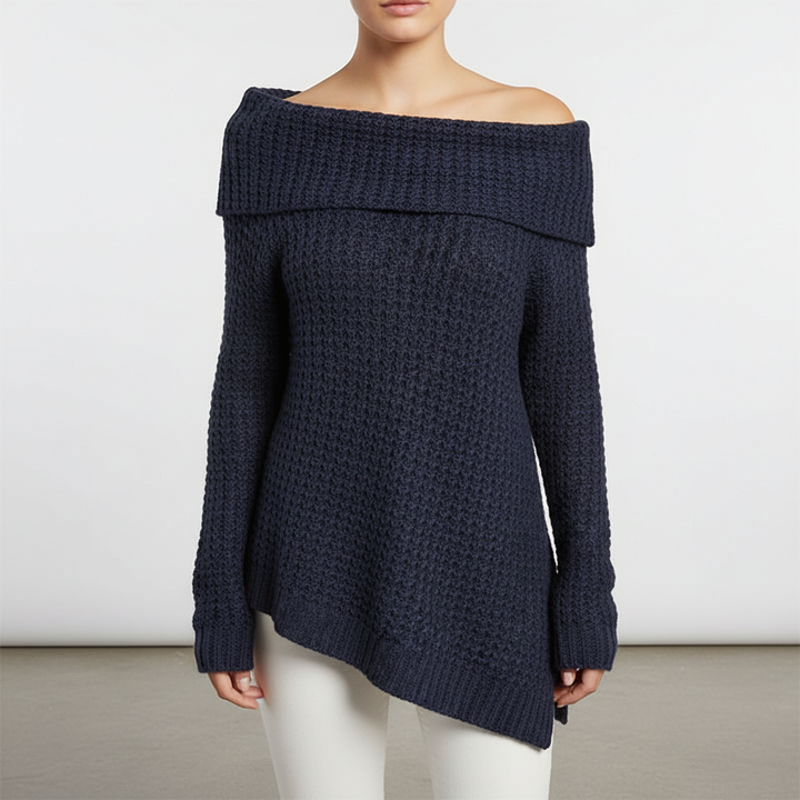 Off-Shoulder Strickpullover - Alicia