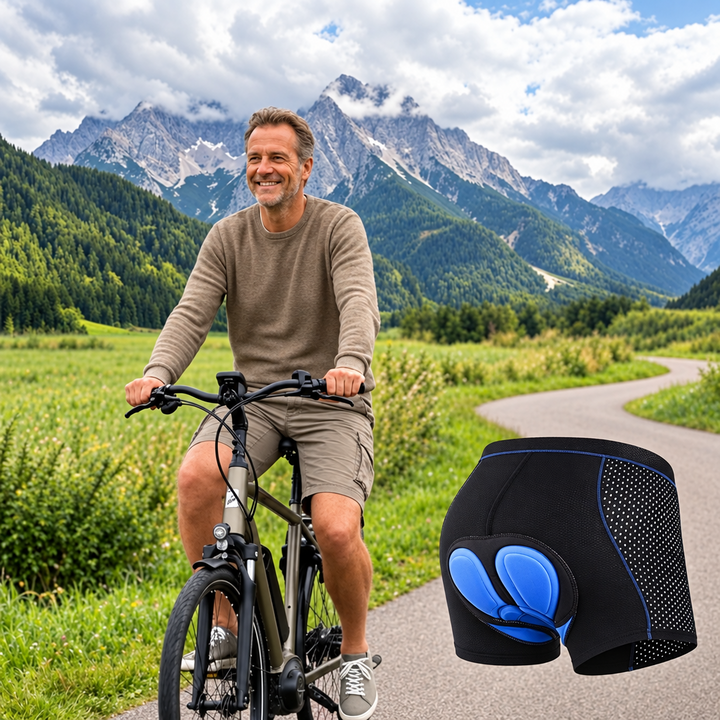 Padded Cycling Underwear – 5D Gel Cushion – Unisex 6