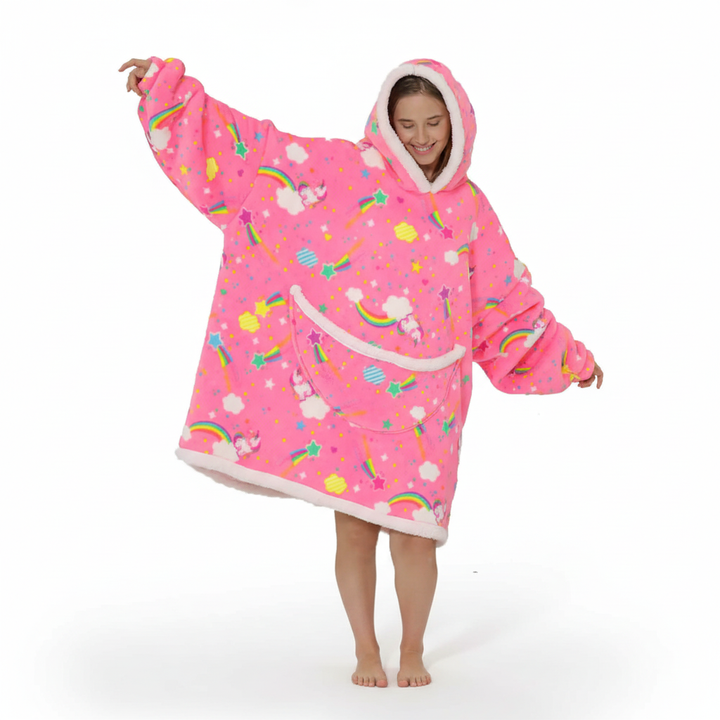 Oversized Fleece-Decke - SnuggleHood