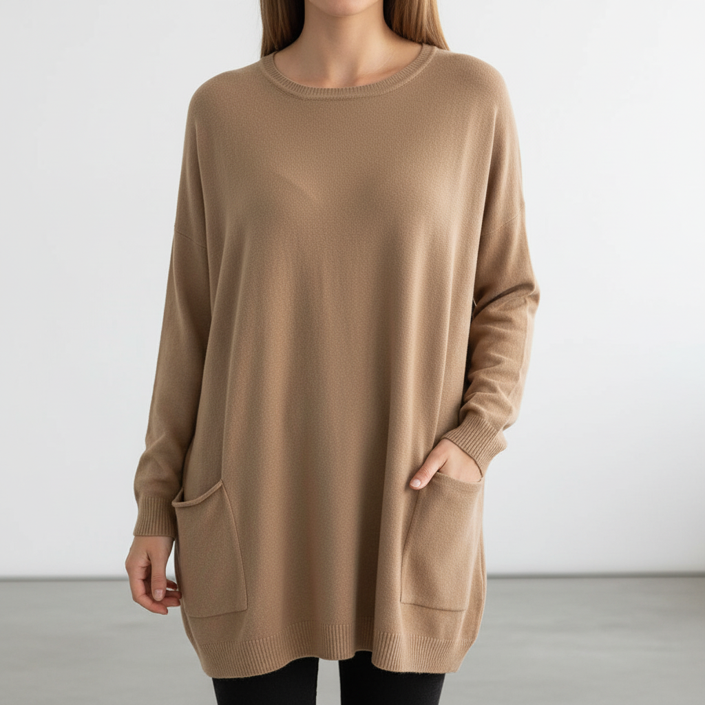 Oversized Schnitt Damenpullover - Marlene