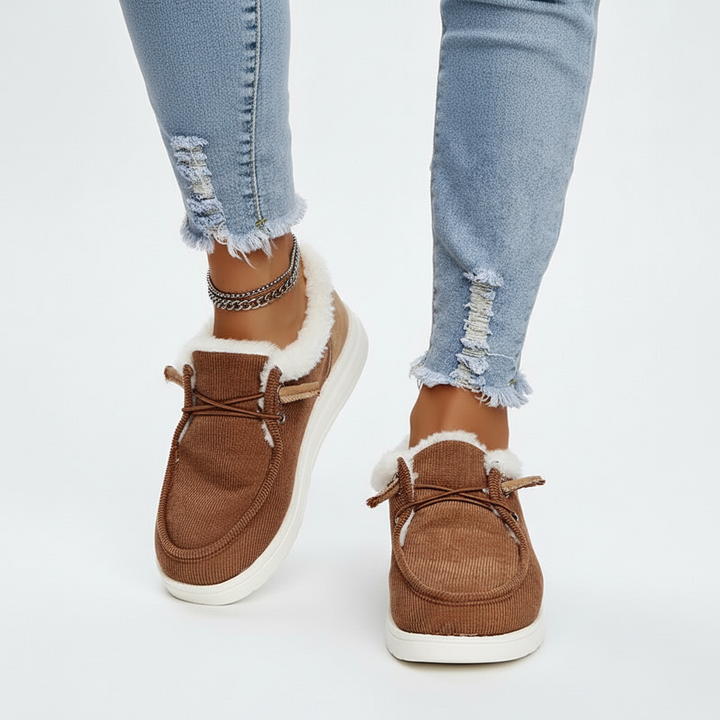 Plüschgefütterte Winter-Schuhe -  Elvira