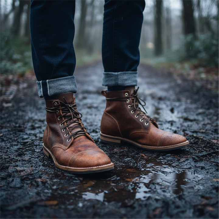 Retro-Lederschuhe Für Herren - Leonard