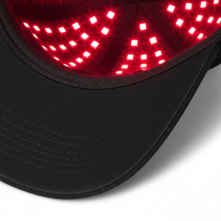 Rot Infrarot Lichttherapie Mütze - GlowCap
