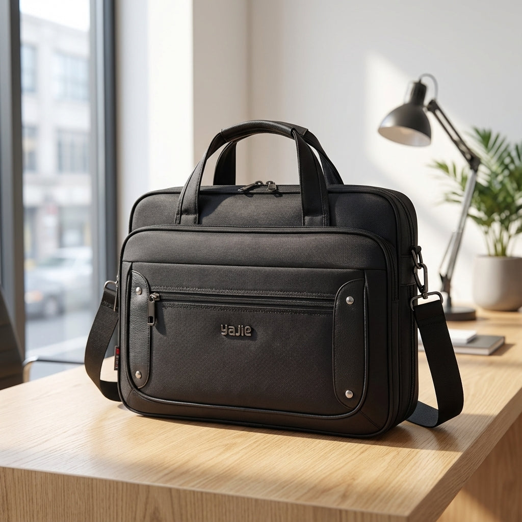 Ruime Canvas Laptoptas - UrbanBrief