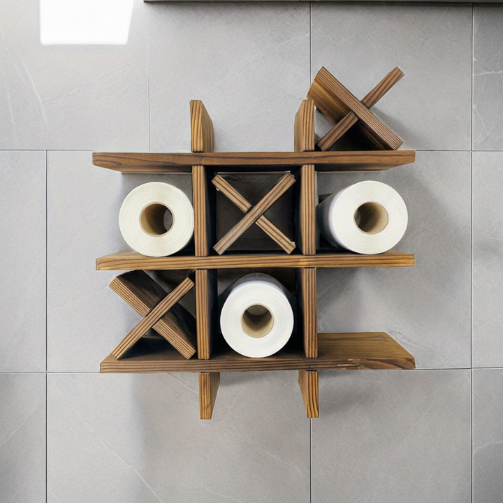 Rustikales Wandregal Aus Holz - PineGrid