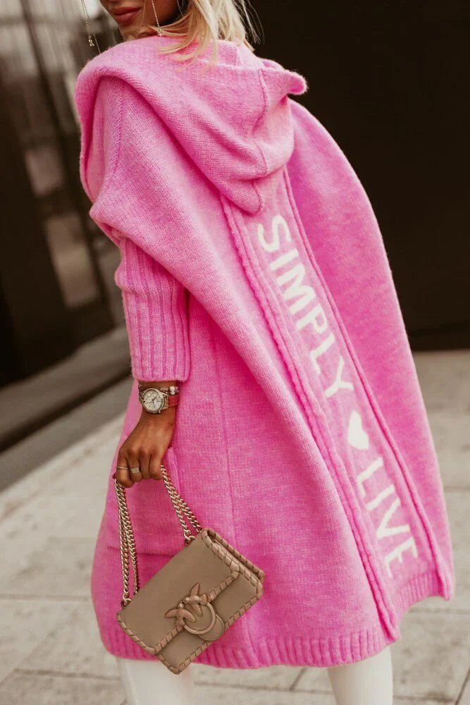 Trendy oversized damecardigan - Amelie