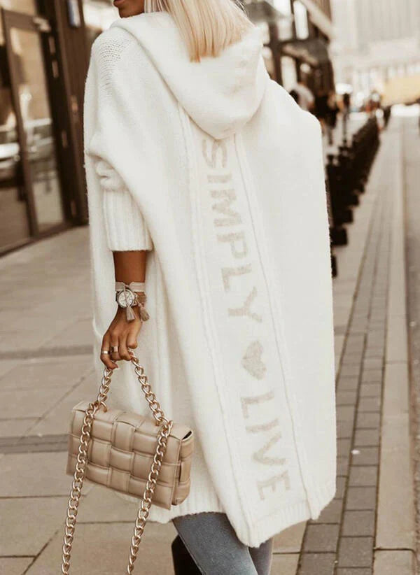 Trendy oversized damecardigan - Amelie