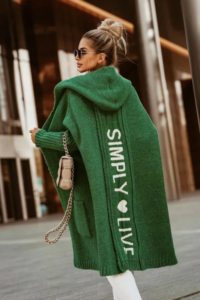 Trendy oversized damecardigan - Amelie