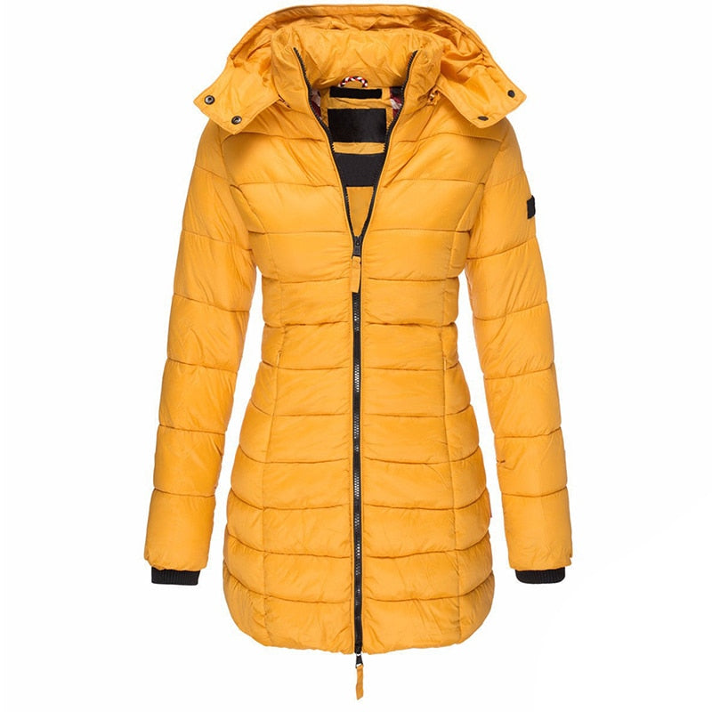 Dameparka med hætte og dunfyld - Elena