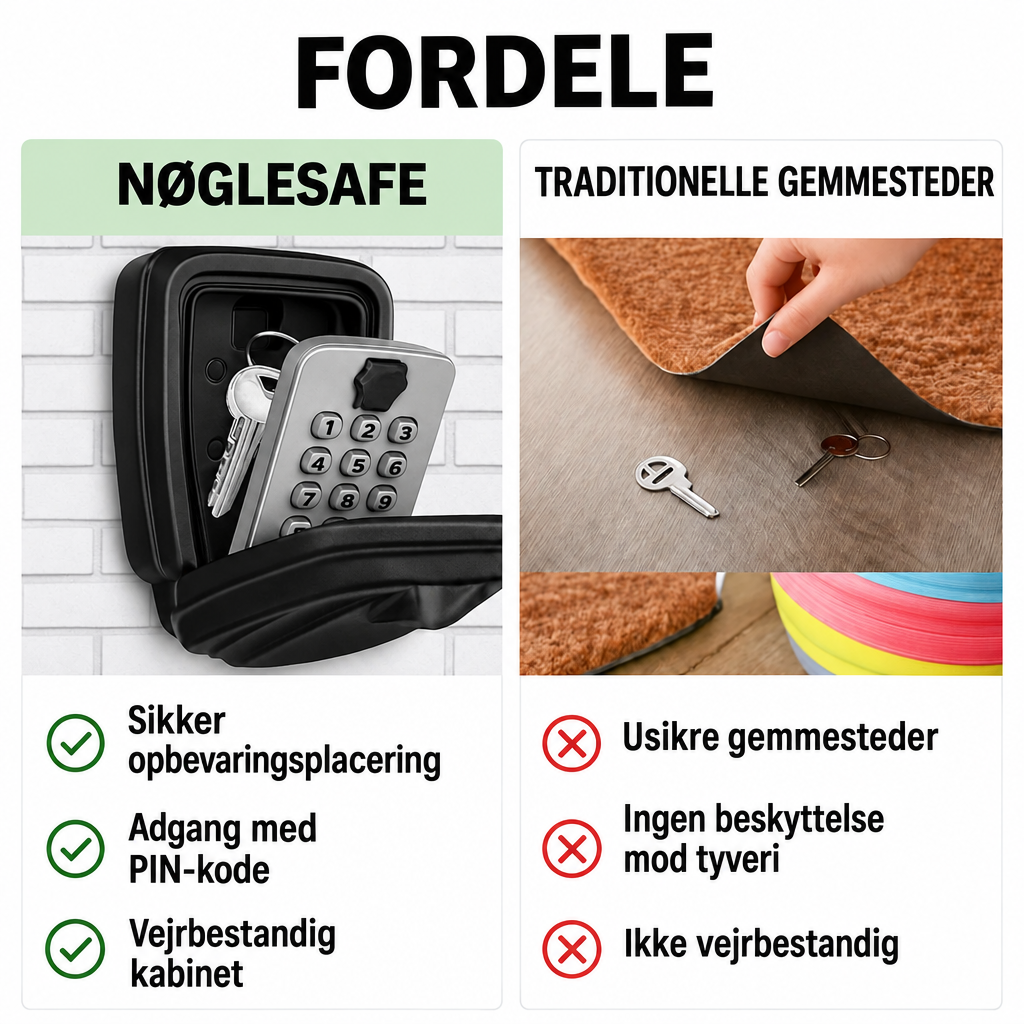 Key Safe with Code | Weatherproof Metal | Adjustable Combination Lock 7