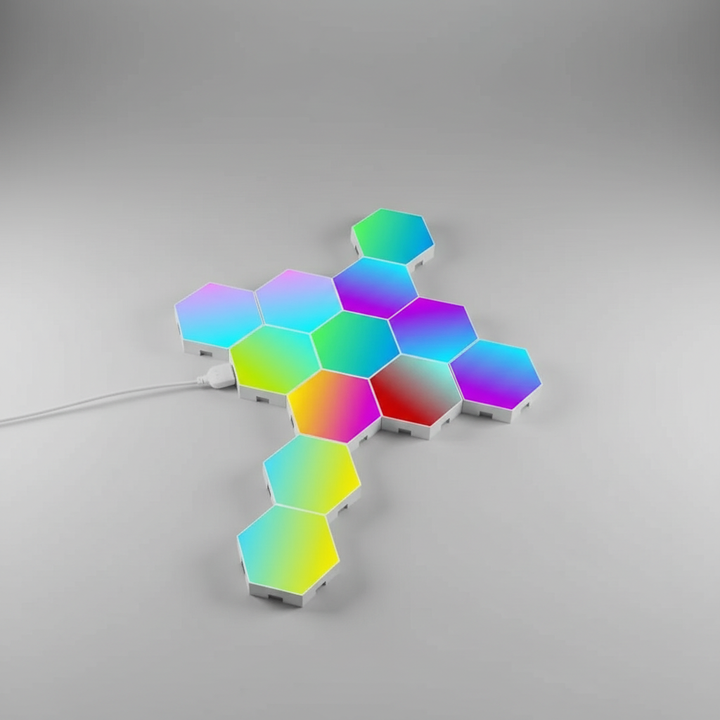 Sechseckige LED Wandmodule - HexaGlow