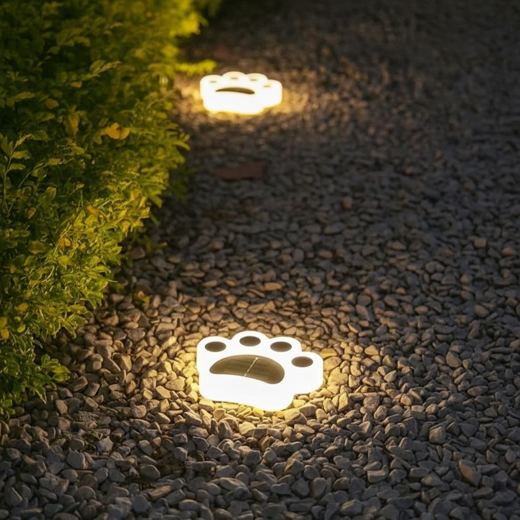 Solarbetriebene Gartenleuchte - PawGlow