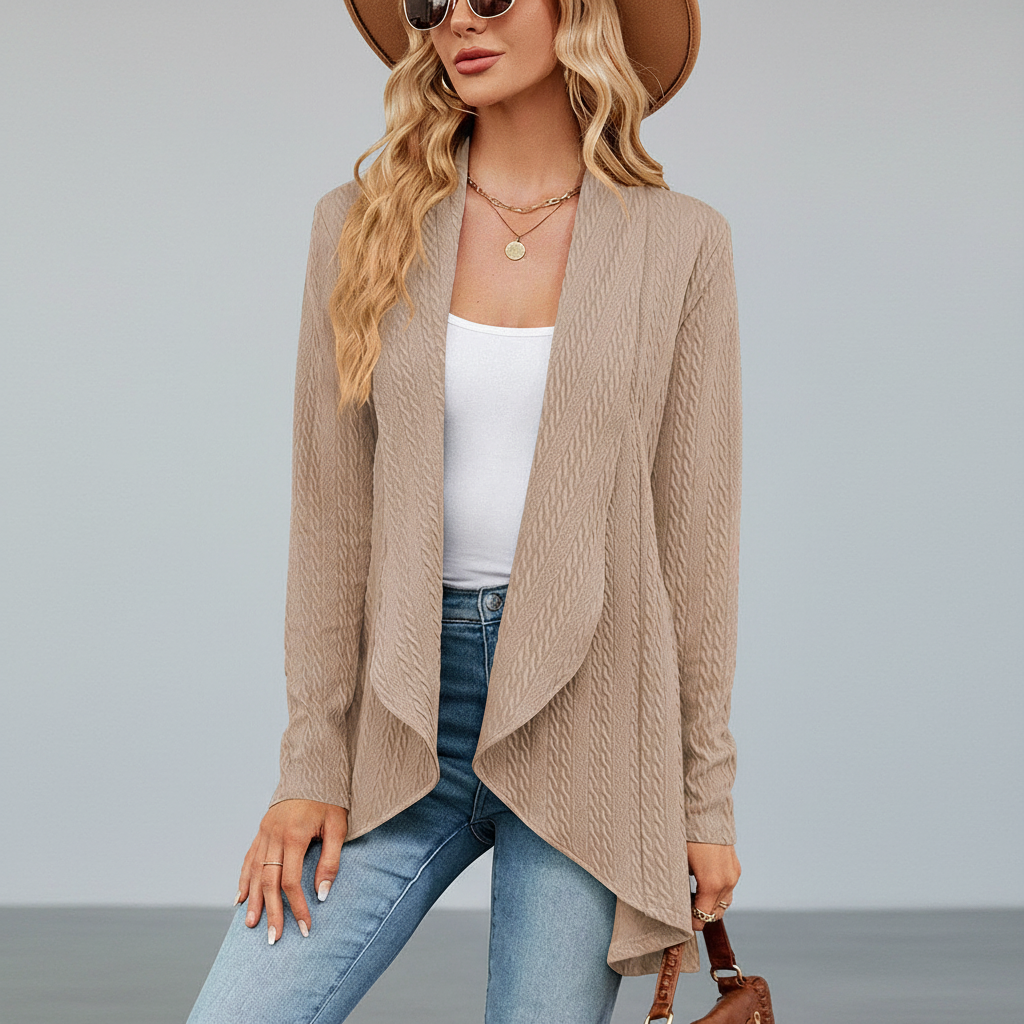 Strickjacke Mit Offener Front - Brigitte
