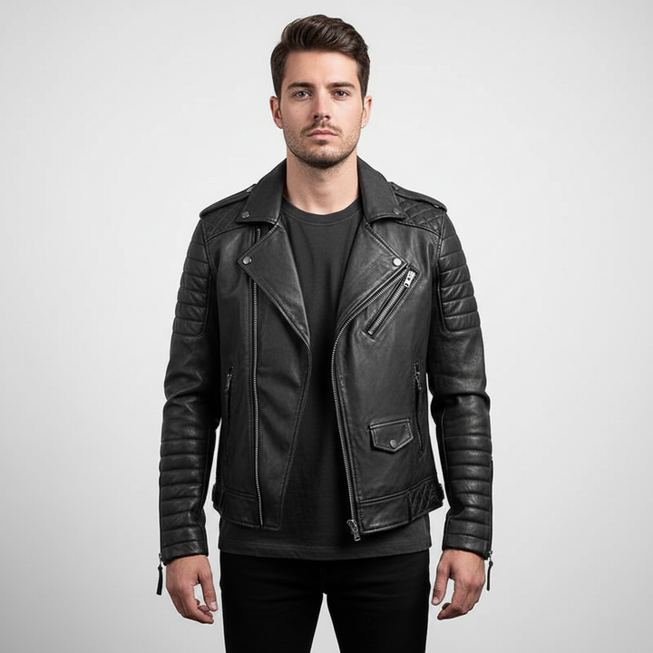 Stylishe Bikerjacke - Roman