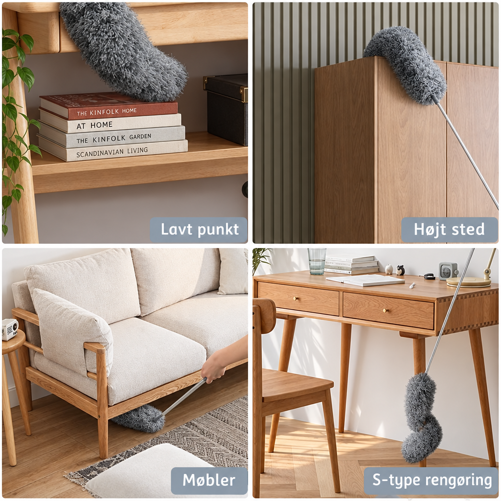 Extendable Microfiber Duster | Extra Long Reach | Flexible Head | Washable 8