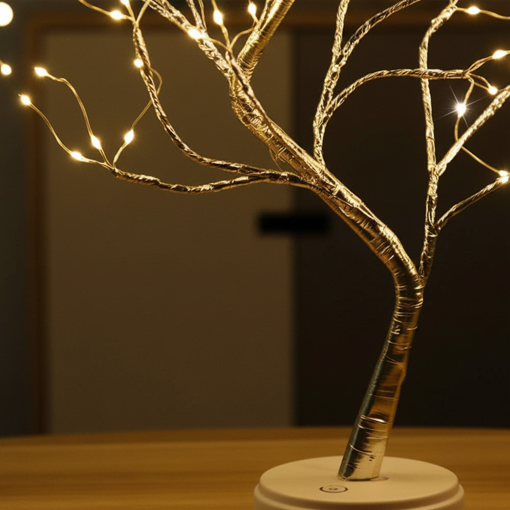 Tischleuchte Mit Biegsamen Zweigen - Enchantree