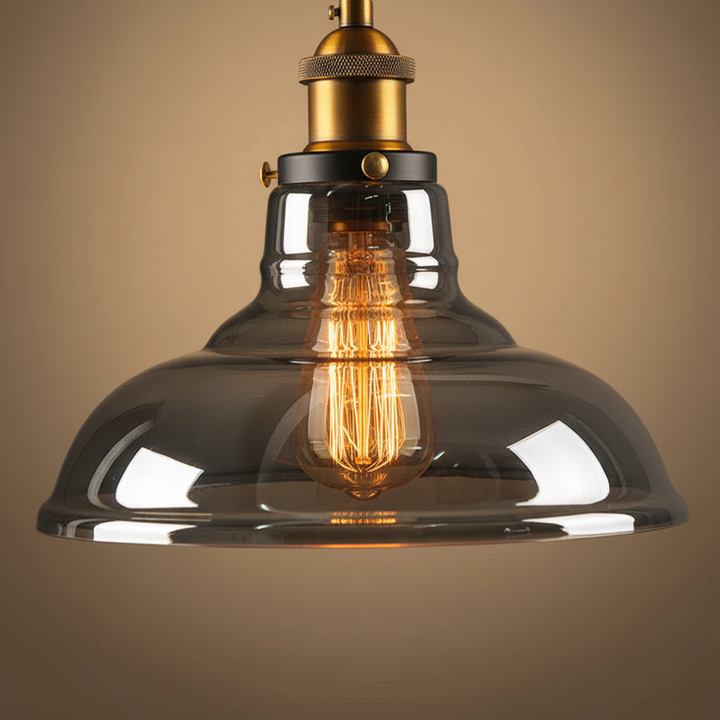 Vintage Industrieglas Hängeleuchte - VeloriaLight