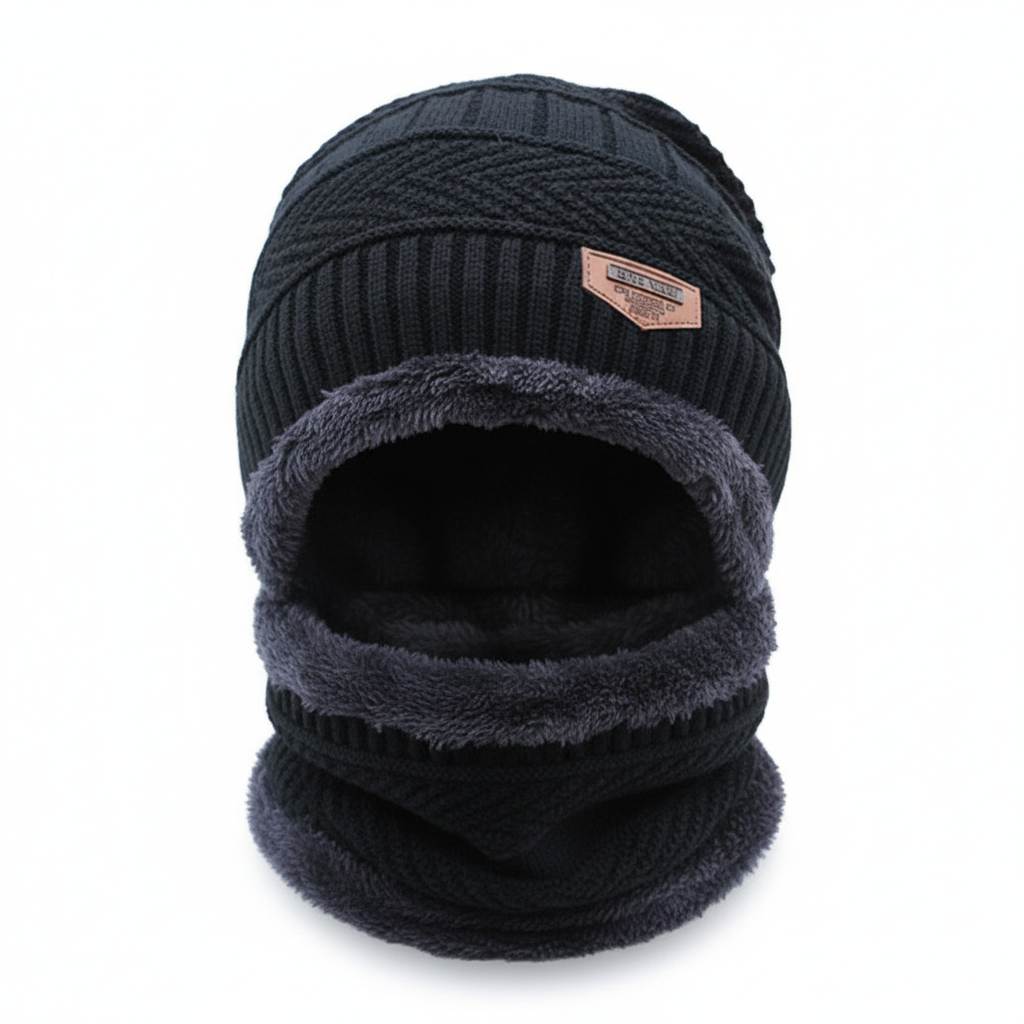 Wärmende Mütze Mit Gesichtsschutz - WinterCap