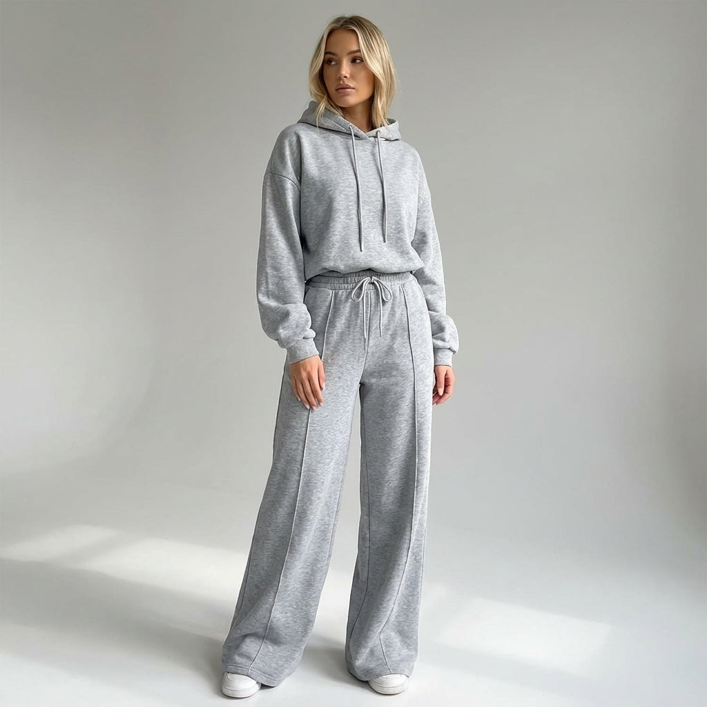 Weit Geschnittene Jogginghose Set - Patty