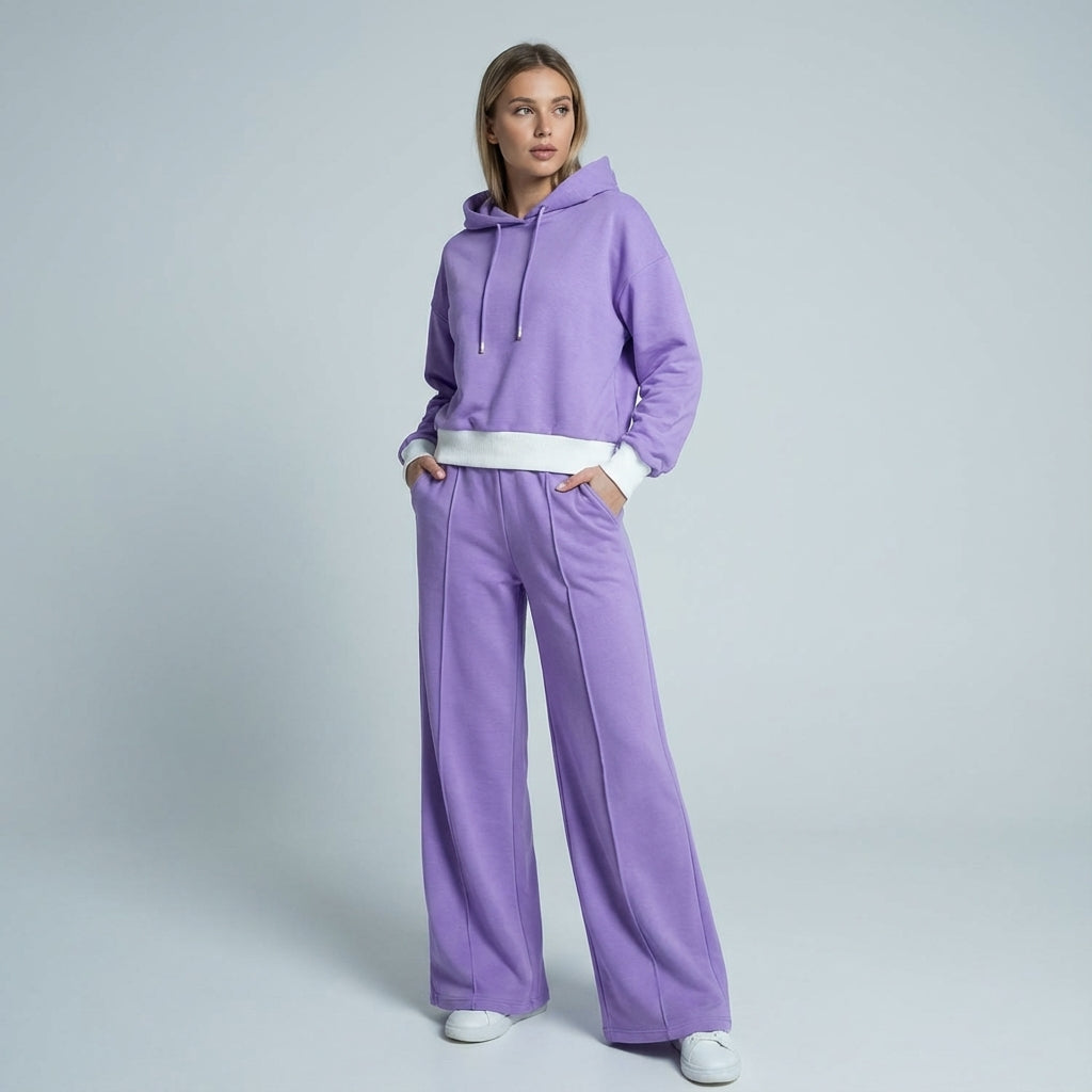 Weit Geschnittene Jogginghose Set - Patty