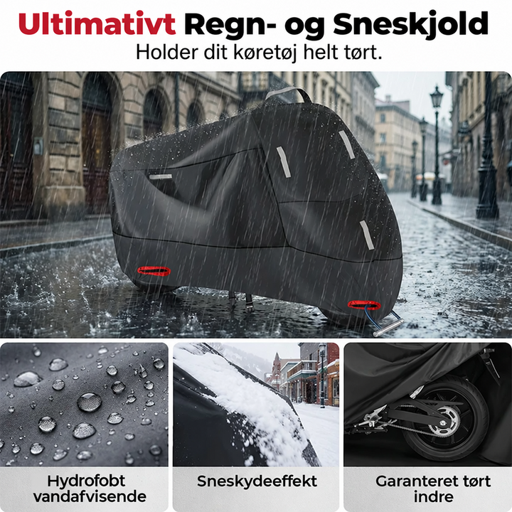 Weatherproof Motorcycle Cover | Oxford Fabric | Reflective Strips & Lock Holes 6