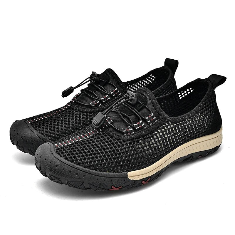 Åndbare herreloafers med slip-on-design – Jules
