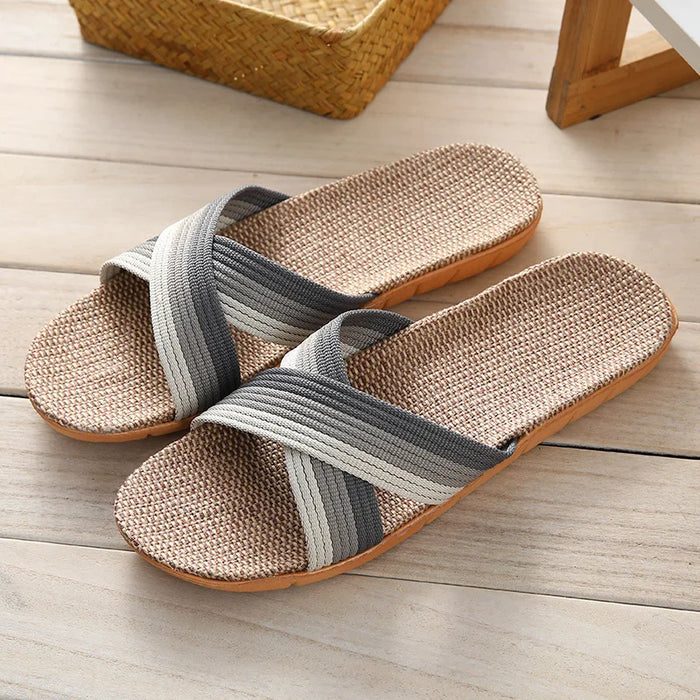 Casual hørslippers til herrer – Atlas