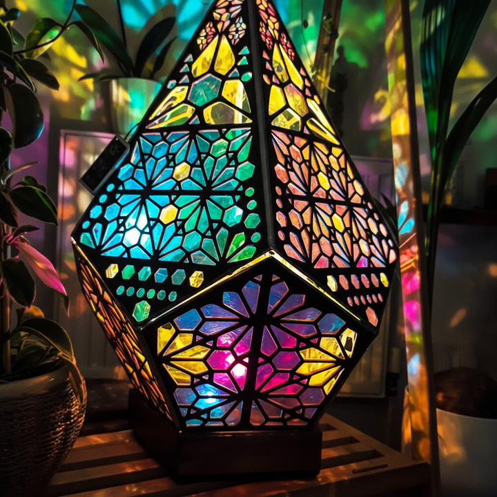 Boho Sternenmuster Lampe - StarGroove