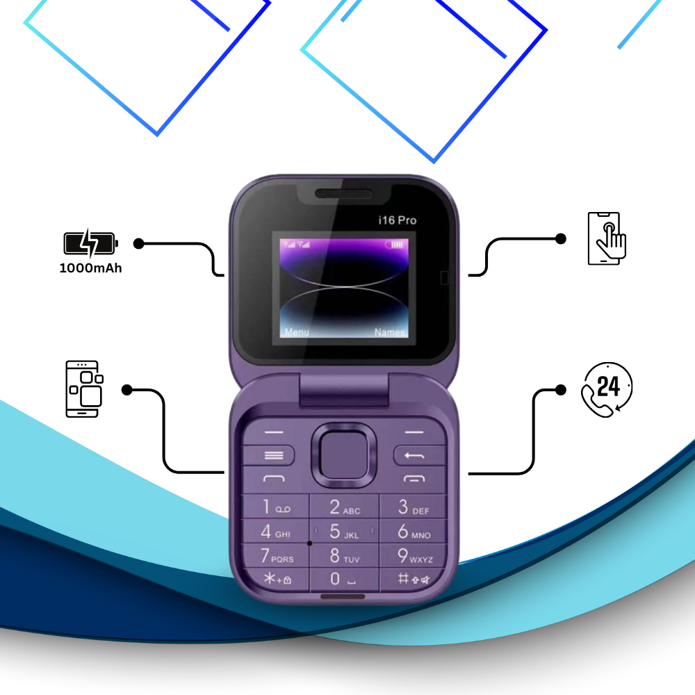 Kompakt klaptelefon Dual SIM – FlexFold
