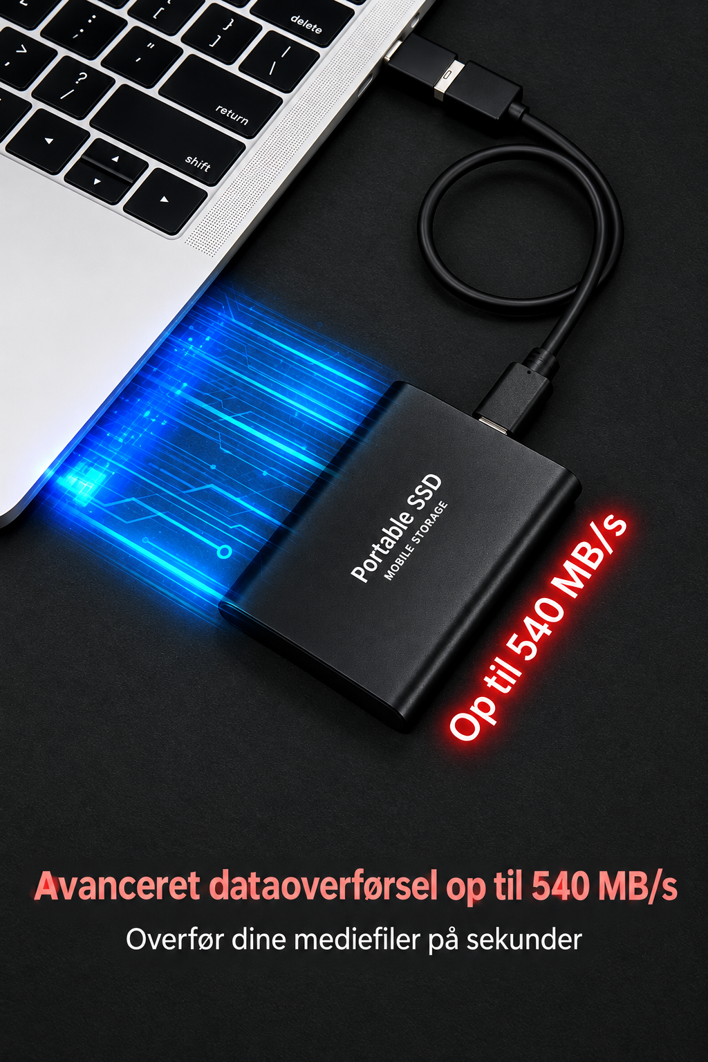 External SSD 128TB - Compact and Fast Portable Storage Drive 4