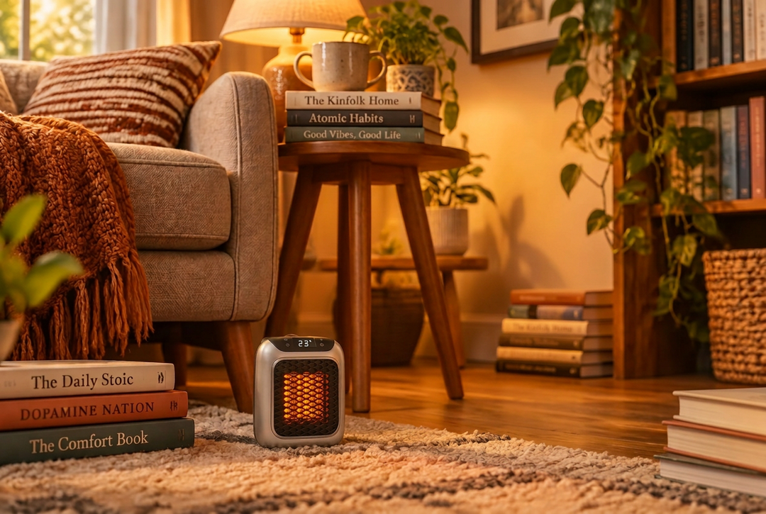 Elektrisk mini-varmeapparat med timer – Thermix