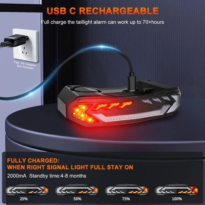 Smart baglygtealarm - BikeGuard