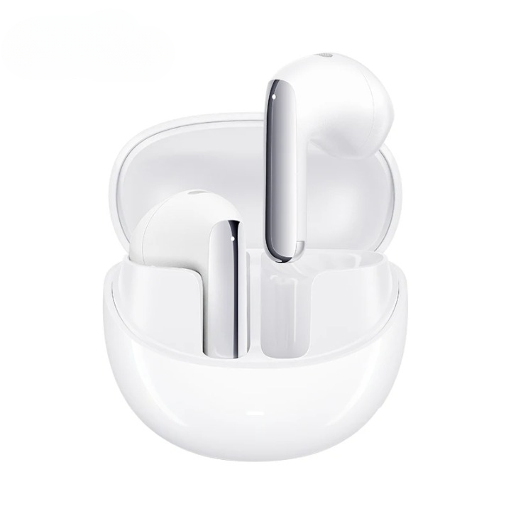 Wireless ANC Earbuds with Adaptive Audio, LDAC & 28h Playback Time-White-State of Style