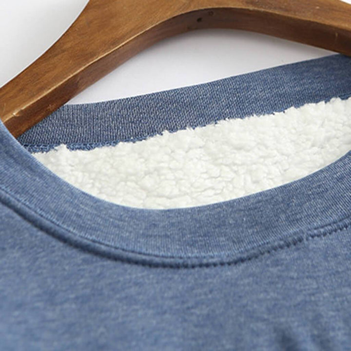 Dame-vinterfleecepullover med for – Mira