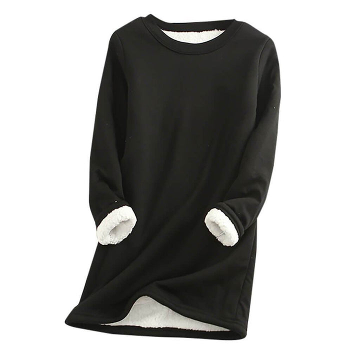 Dame-vinterfleecepullover med for – Mira