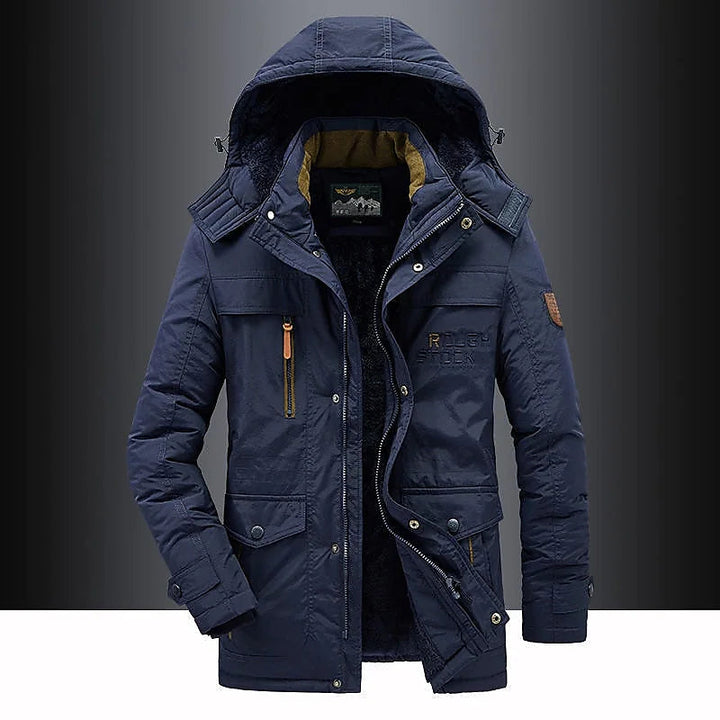 Herre-vinterjakke med fleece-for – Leventis